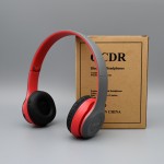 OCDR Headphone Wireless Headsets Exceptional Audio Performance Bluetooth 5.0 Headphones Red