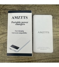 AMZTTS Portable Charger, 10000mAh 5V3A 66W Power Bank, USB C/USB A Output High-Speed Charging Battery Pack, External Phone Powerbank